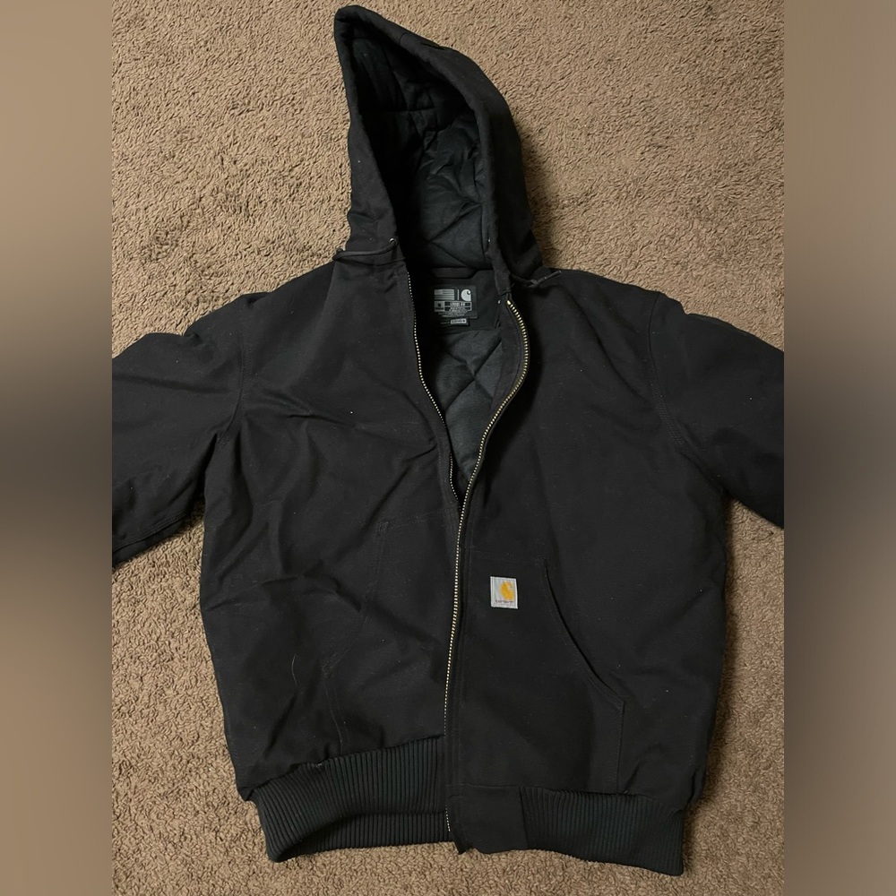 Carhartt coat (mens) (black)
